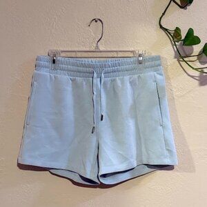 Member’s Mark Baby Blue Lounge Shorts (M)